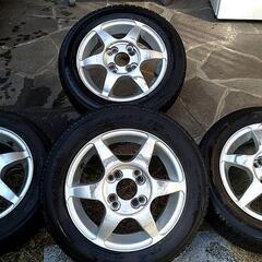 【お取引中】スタッドレスタイヤホイールセット 155/65/R13