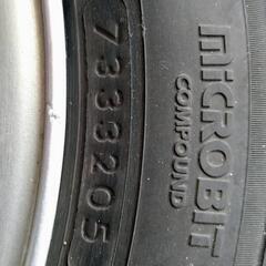 【お取引中】スタッドレスタイヤホイールセット 155/65/R13の画像