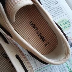 24.0 茶色 スニーカーの画像