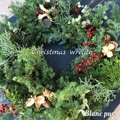 🌸フレッシュ（生）クリスマスリース・クリスマススワッグワークショップ🌸の画像
