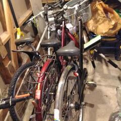 自転車(部品取り、鉄くずなどに)