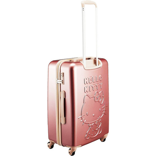 新品！ハローキティ 50L 4輪 キャリーケース 入手困難 TSAロック ローズゴールド いちご Sanrio Hello Kitty
