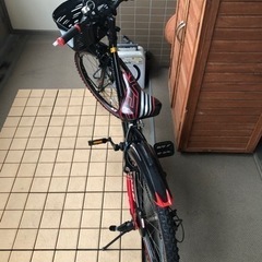 ブリヂストン　MHF1.0 22インチ　小学生中高学年向け　自転車　黒