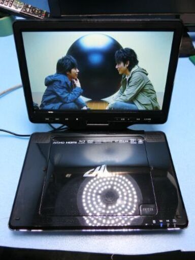 E539　㈱シーエス　ロジネット　ブルーレイ　ポータブル　プレーヤー　APBD-F1070HK