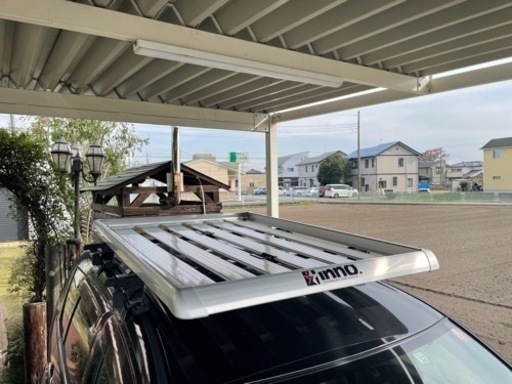 処分価格！ルーフラック ルーフキャリア inno K330 INB137 IN589セット　アウトランダー等に！