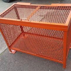 屋外用 鉄製ごみかご