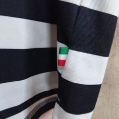 美品 ロット Tシャツ ワイシャツ XL ボーダー 【サッカー、テニス、ラグビー、アメフトなど】の画像