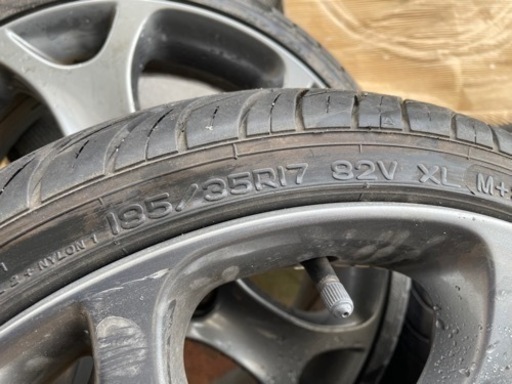 185/35R17 マツダ　プレマシー　純正ホイール
