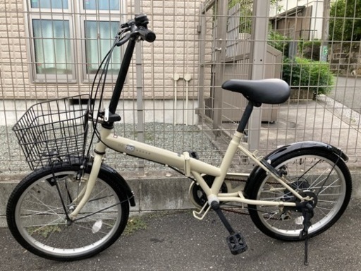 (美品)RETRO6段変速折りたたみ自転車(お決まり)