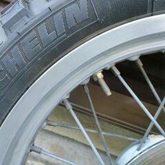 DR650SEリアホイールタイヤ付きの画像