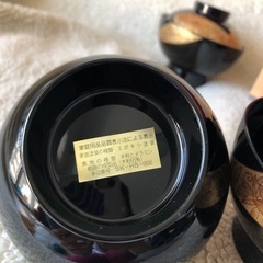 新品/会津塗りのお椀/5客セットの画像