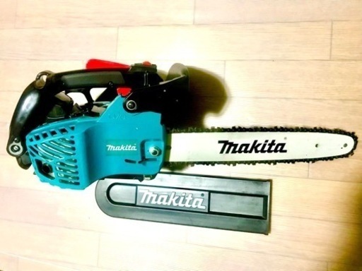 一旦停止致します?値下げ！一度使用makita マキタエンジンチェーンソー引き渡し限定