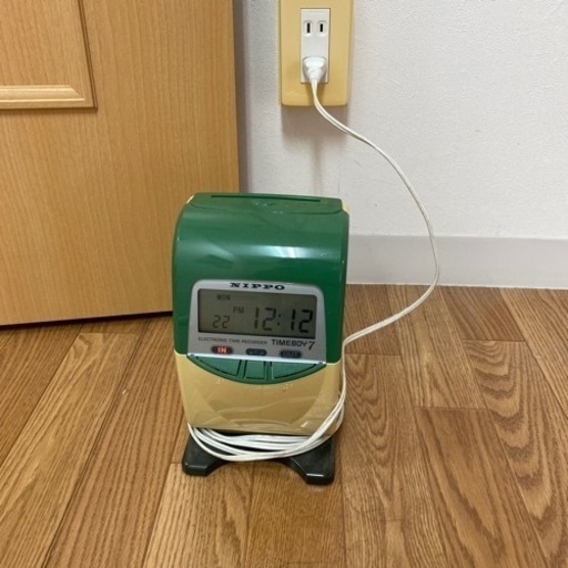 タイムカード機械　値下げしました