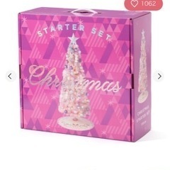 値下げ💕フランフラン　クリスマスツリーピンク　最終値下げ最終の画像