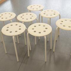 IKEA 丸椅子7脚