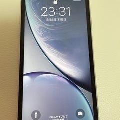 美品✩.*˚iPhoneXR 256 ホワイト✩.*˚バッテリー...