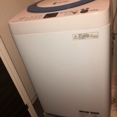 【取りに来れる方限定】洗濯機　SHARP ES-GE-70N（縦型：7kg）の画像