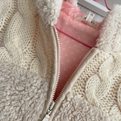 3can4on  キッズ　子供　アウター　服　kids 120㎝　ボア　パーカーの画像