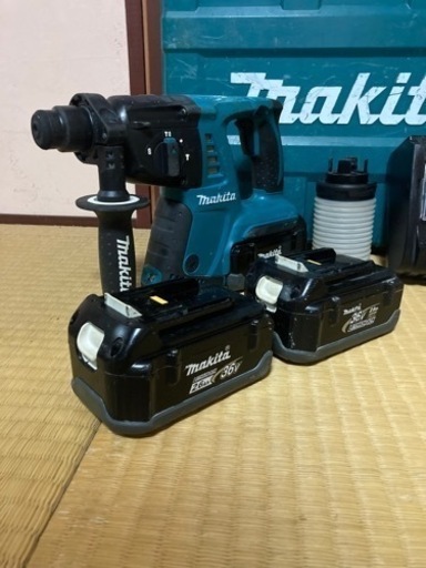 makita ハンマードリル26㎜　36V専用バッテリー3個のフルセット＆ワークライト