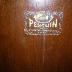 値下げペンギン蓄音機稼働品ｓｐレコード５枚付きの画像