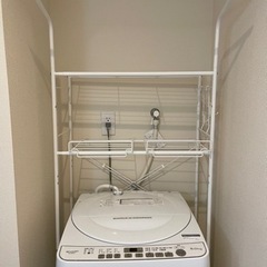 洗濯機ラック　ニトリの画像