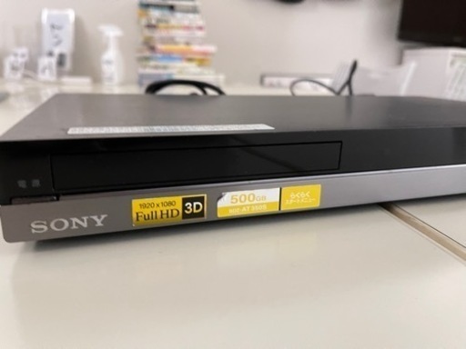 SONY 500GB 1チューナー ブルーレイレコーダー BDZ-AT350S