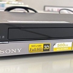 SONY 500GB 1チューナー ブルーレイレコーダー BDZ-AT350Sの画像