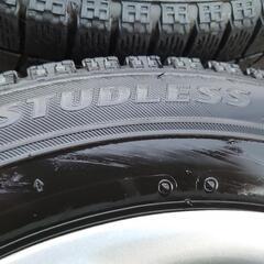 25日から雪予報　❄　とりあえず必要な方に　格安　ホイール付き　スタッドレスタイヤ４本　 175/65R/14　ブリヂストン　VRX　フィットなどに　②の画像