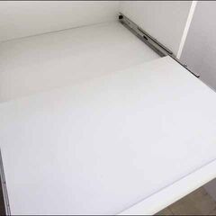 食器棚 フクダクラフト KZS-NLPJ ホワイト レンジボードの画像