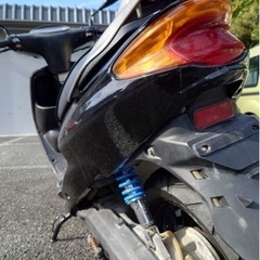 ヤマハ グランドアクシス SB01J 街乗り仕様　マロッシハイスピードプーリー 200mmディスクローター nanhsingスポーツマフラーの画像