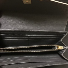 フェンディ レター型 長財布 バイカラー トゥージュール ピンク グレーの画像