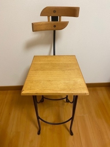 アンティークチェア　椅子　アイアン　2脚セット
