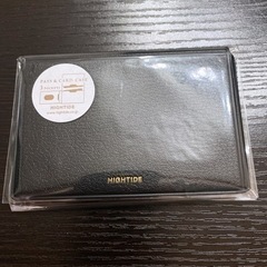 【新品未使用】BEAMS 三つ折りパスケース(ブラック)の画像