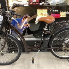 Santasan 電動アシスト自転車 bicycle-454 assist 変速あり 26インチ 充電器/バッテリー付【ユーズドユーズ名古屋天白店】 J1240の画像