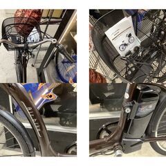 Santasan 電動アシスト自転車 bicycle-454 assist 変速あり 26インチ 充電器/バッテリー付【ユーズドユーズ名古屋天白店】 J1240の画像