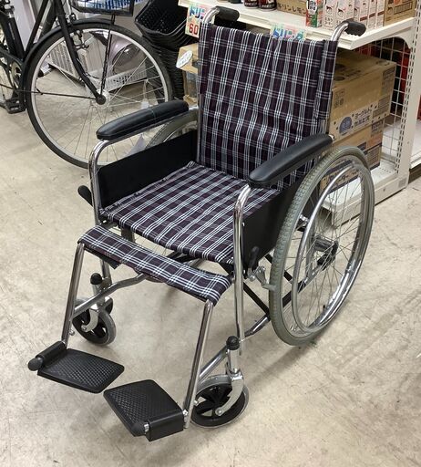 車いす 自走式車いす 軽量 介助式 介護 折り畳み式【ユーズドユーズ名古屋天白店】 J1242