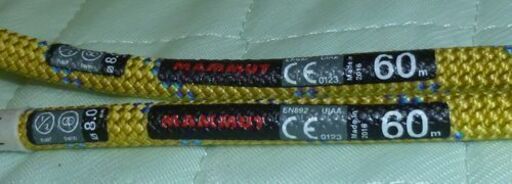 登山　クライミング 　ロープ Mammut  petzl