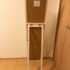 全身姿見 鏡 白 木製 ホワイトの画像