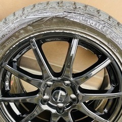【成約】 215/50R17 スタッドレス アルミホイール 4本セット ダンロップ ウィンターマックス WM01 2020 17×7J +48 レヴォーグ プリウスαの画像