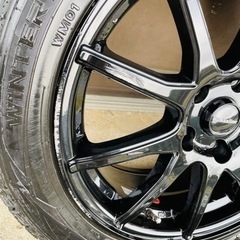 【成約】 215/50R17 スタッドレス アルミホイール 4本セット ダンロップ ウィンターマックス WM01 2020 17×7J +48 レヴォーグ プリウスαの画像