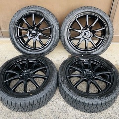 【成約】 215/50R17 スタッドレス アルミホイール 4本...
