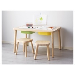 IKEA フリサット マンムット イケア トロファスト 子供用テ...