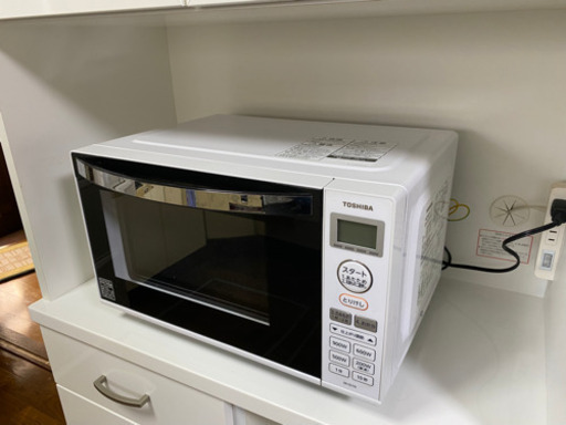 〈引き取り日時指定〉2019年製東芝電子レンジお譲りします