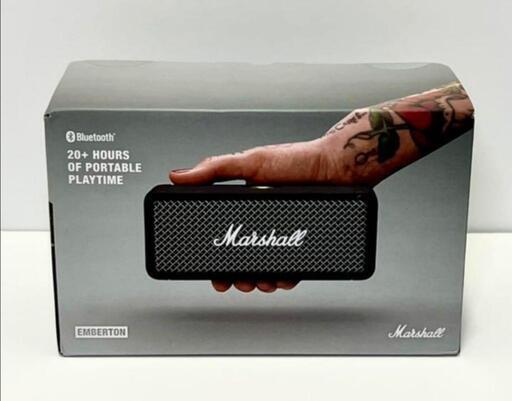 Marshall ワイヤレスポータブル防水スピーカー Emberton