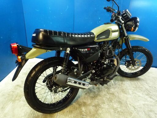 KAWASAKI W175TR 緑 格安配送キャンペーン 期間限定 諸経費０円 自賠責保険加入で乗れます 始動確認済み 即納車有り 横浜 都筑 宮前 P-Yard