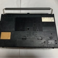 昭和レトロ、松下電気、ラジオカセットの画像