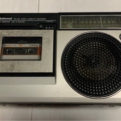 昭和レトロ、松下電気、ラジオカセット
