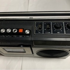 昭和レトロ、松下電気、ラジオカセットの画像