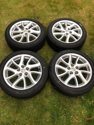 マツダ アクセラ 純正 タイヤホイール 17インチ 205/50R17 4本