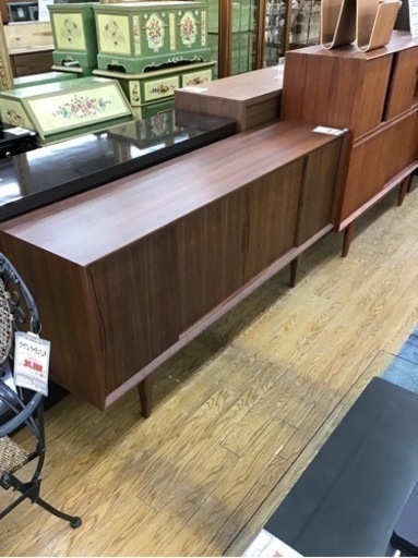 KK-88【ご来店頂ける方限定】新入荷　ジョンリビング　志岐インテリア　ウォールナットサイドボード